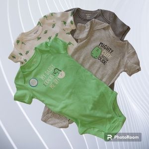 Set of Four Baby Boy 24 Month Carter's Body Suits, NWOT